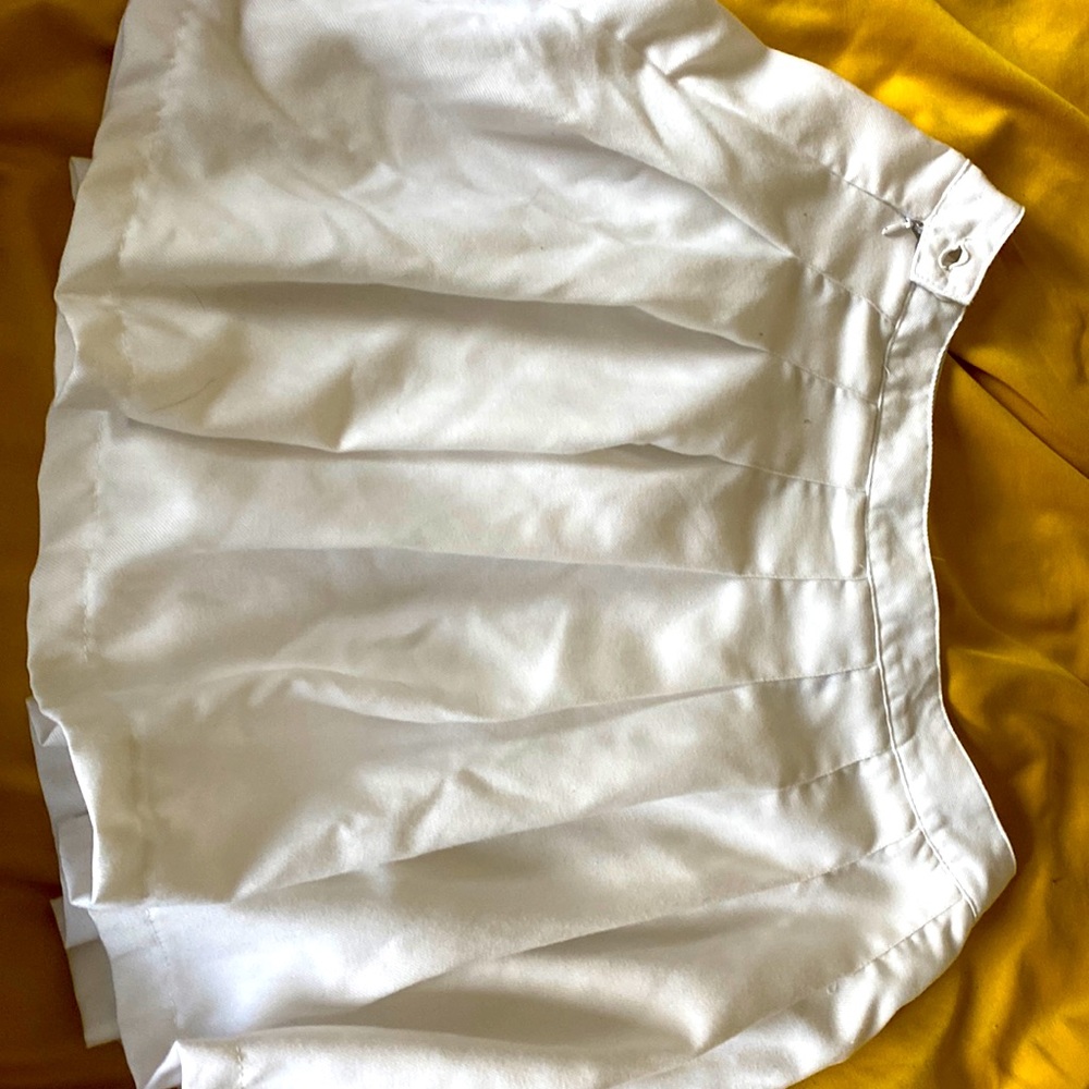 All-White Large Golf Skirt